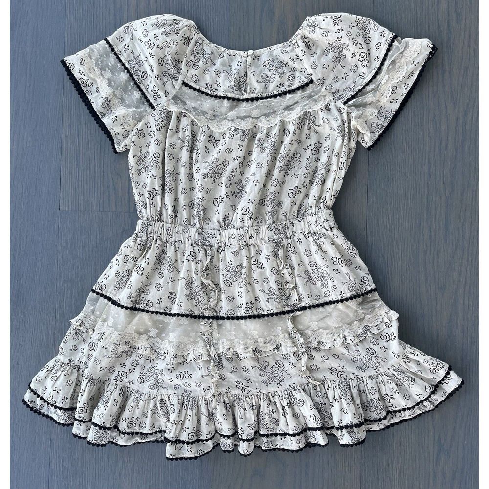LoveShackFancy‎ Karen Dress In Sweet cream - Picture 3 of 8